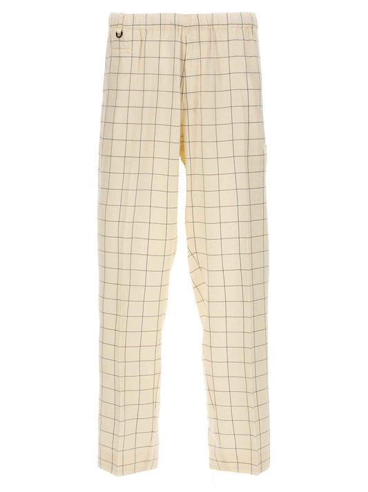 Bicolor Rayon Casual Pants