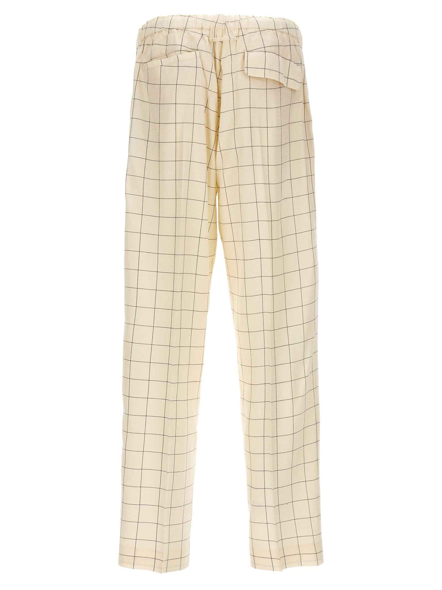Bicolor Rayon Casual Pants