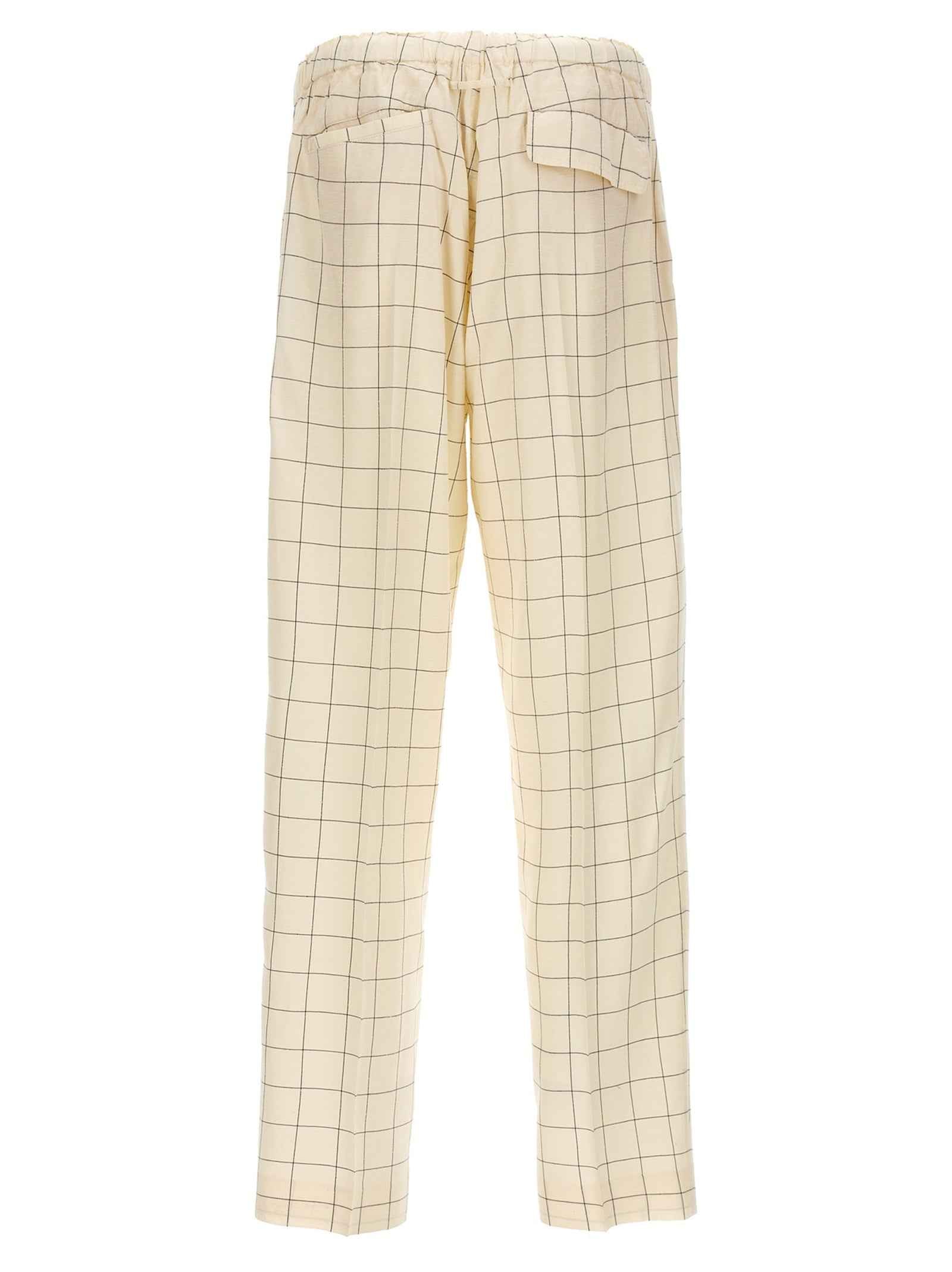 Bicolor Rayon Casual Pants