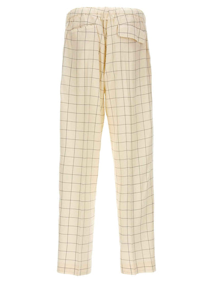Bicolor Rayon Casual Pants