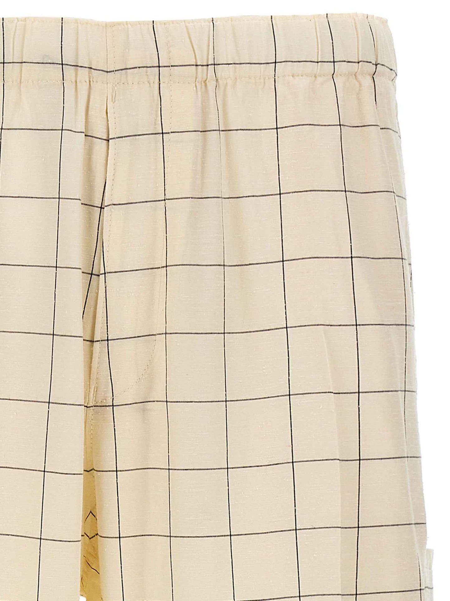 Bicolor Rayon Casual Pants