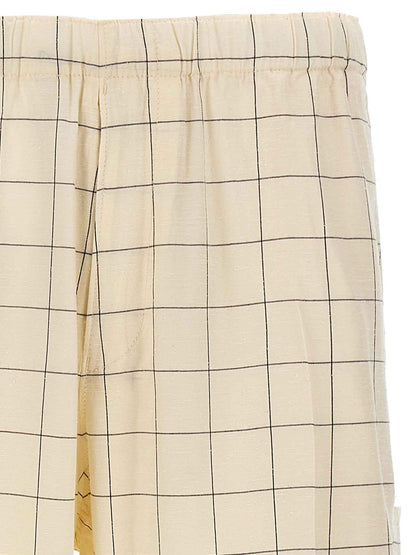 Bicolor Rayon Casual Pants
