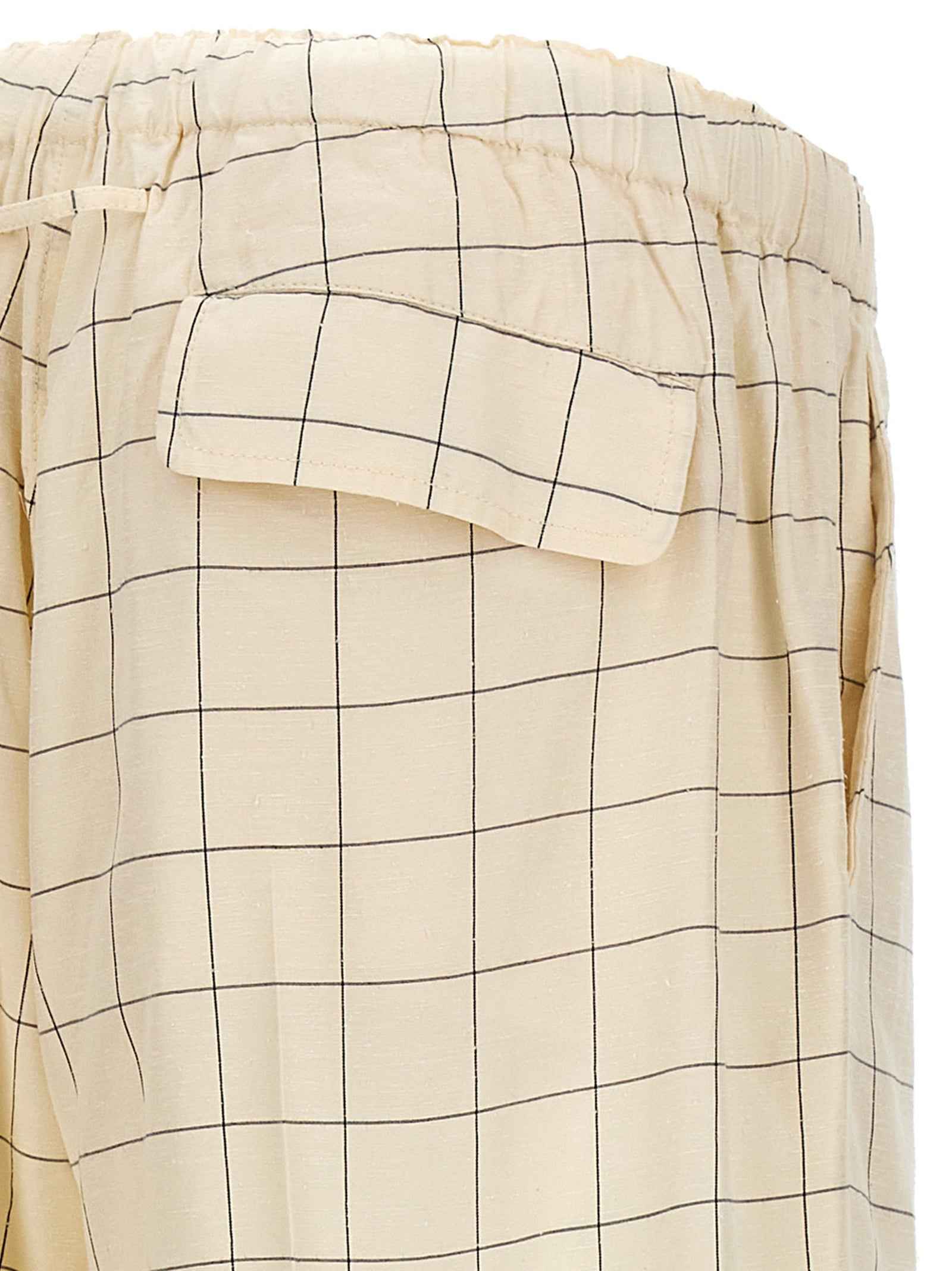 Bicolor Rayon Casual Pants