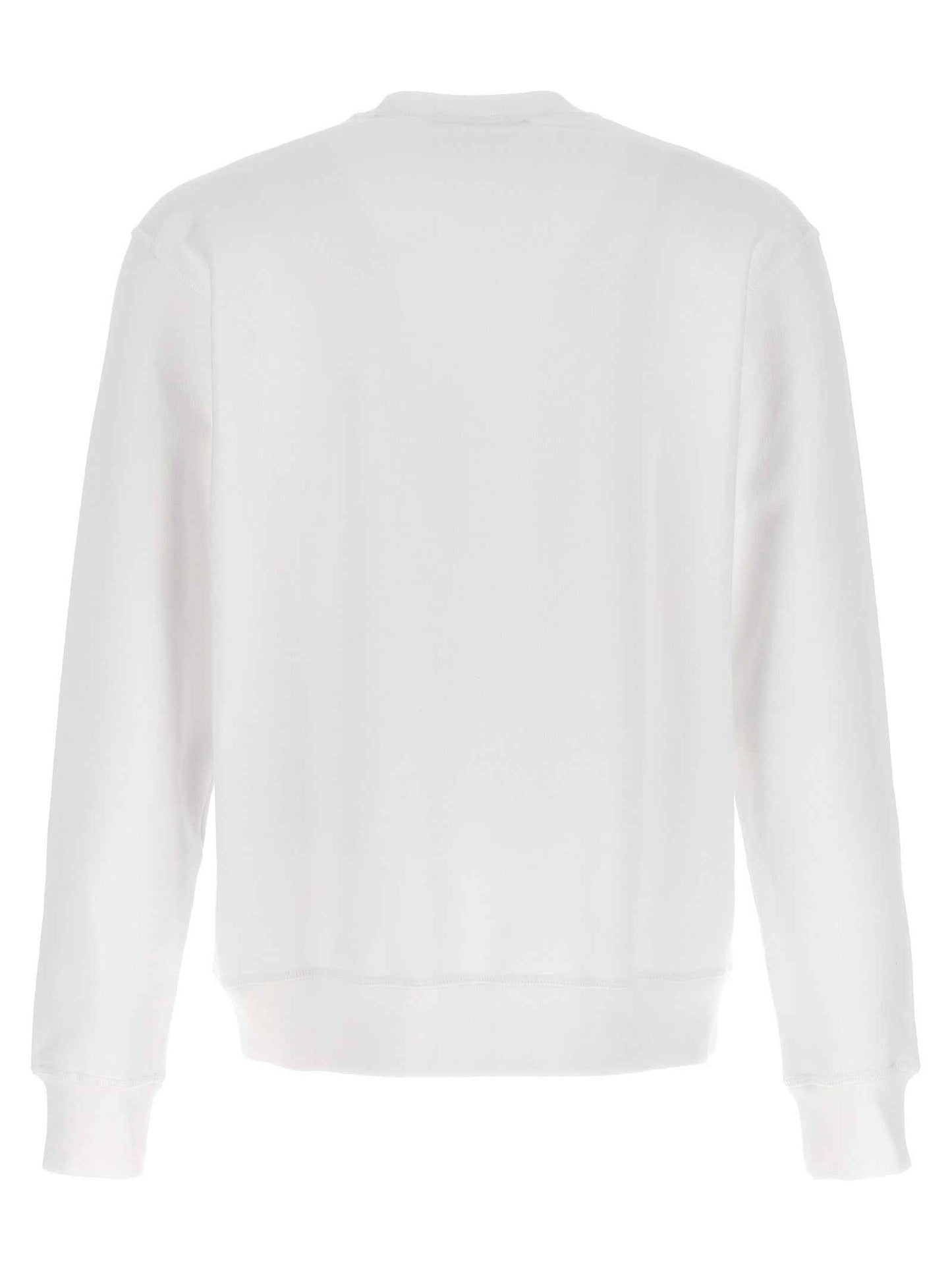 White Cotton Sweatshirt