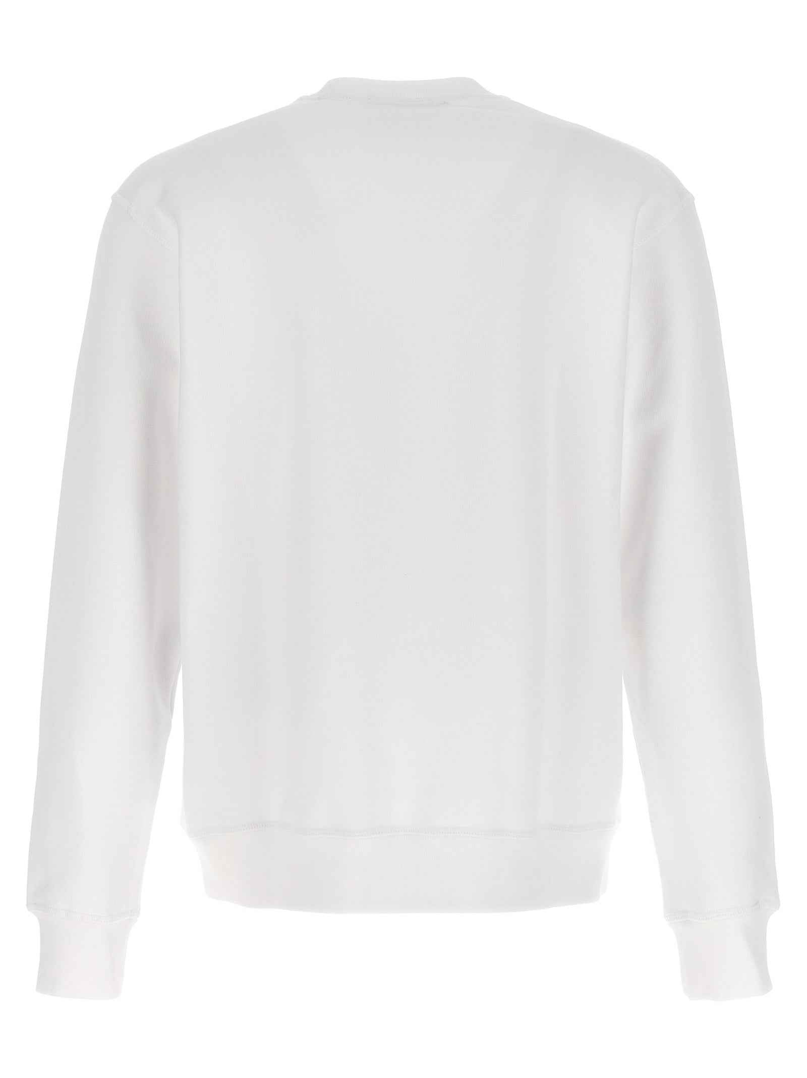 White Cotton Sweatshirt