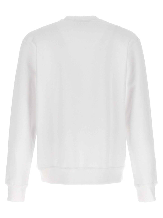 White Cotton Sweatshirt