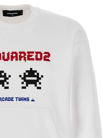 White Cotton Sweatshirt