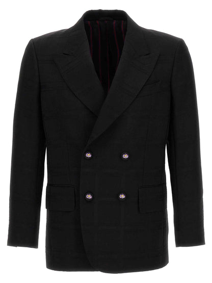 Black Virgin Wool Blazer