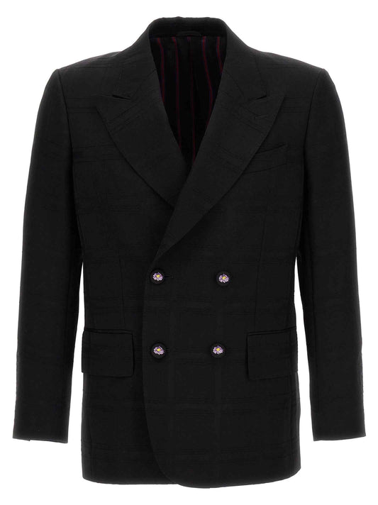 Black Virgin Wool Blazer