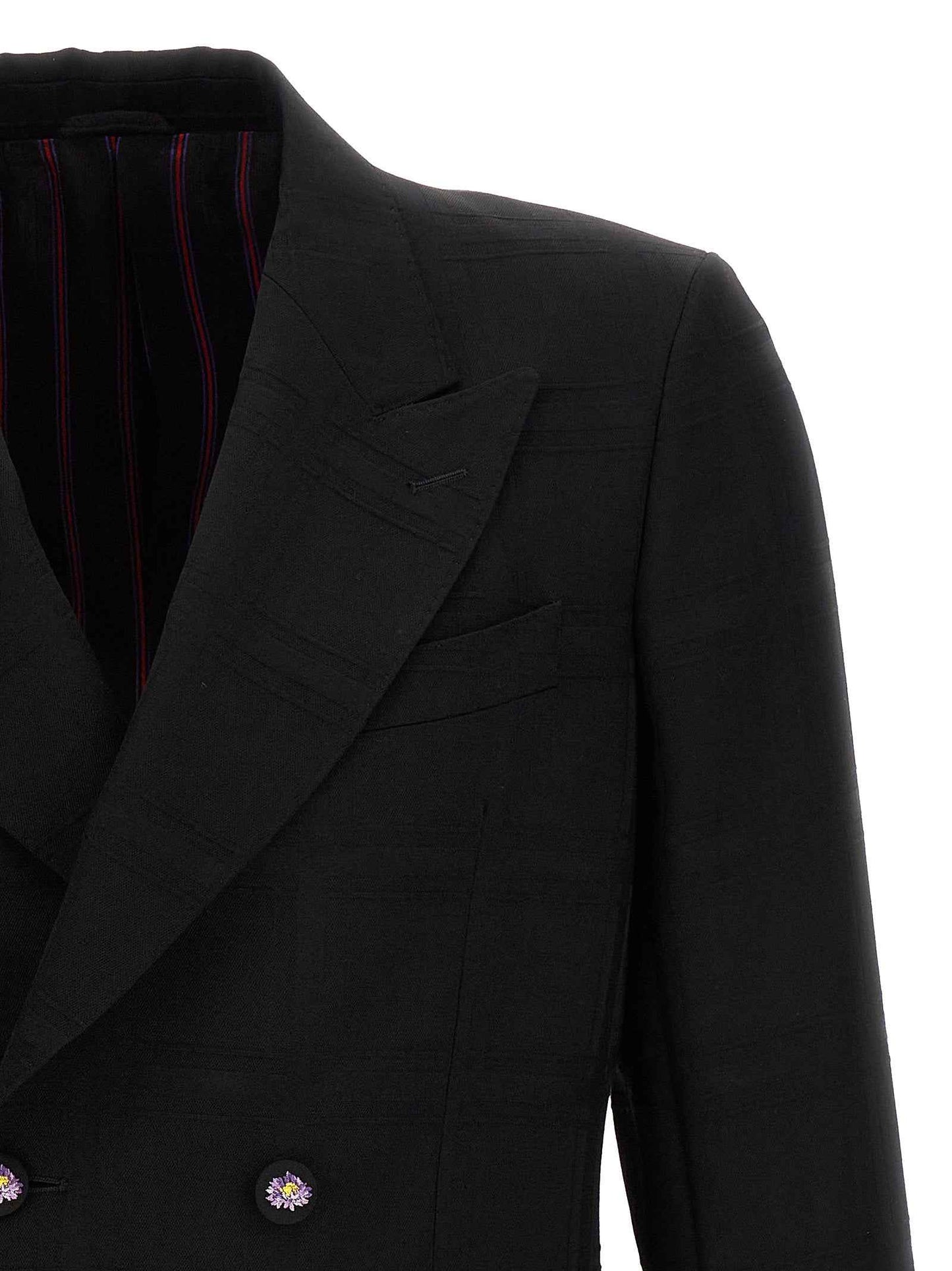Black Virgin Wool Blazer