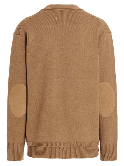 Beige Wool Cardigan
