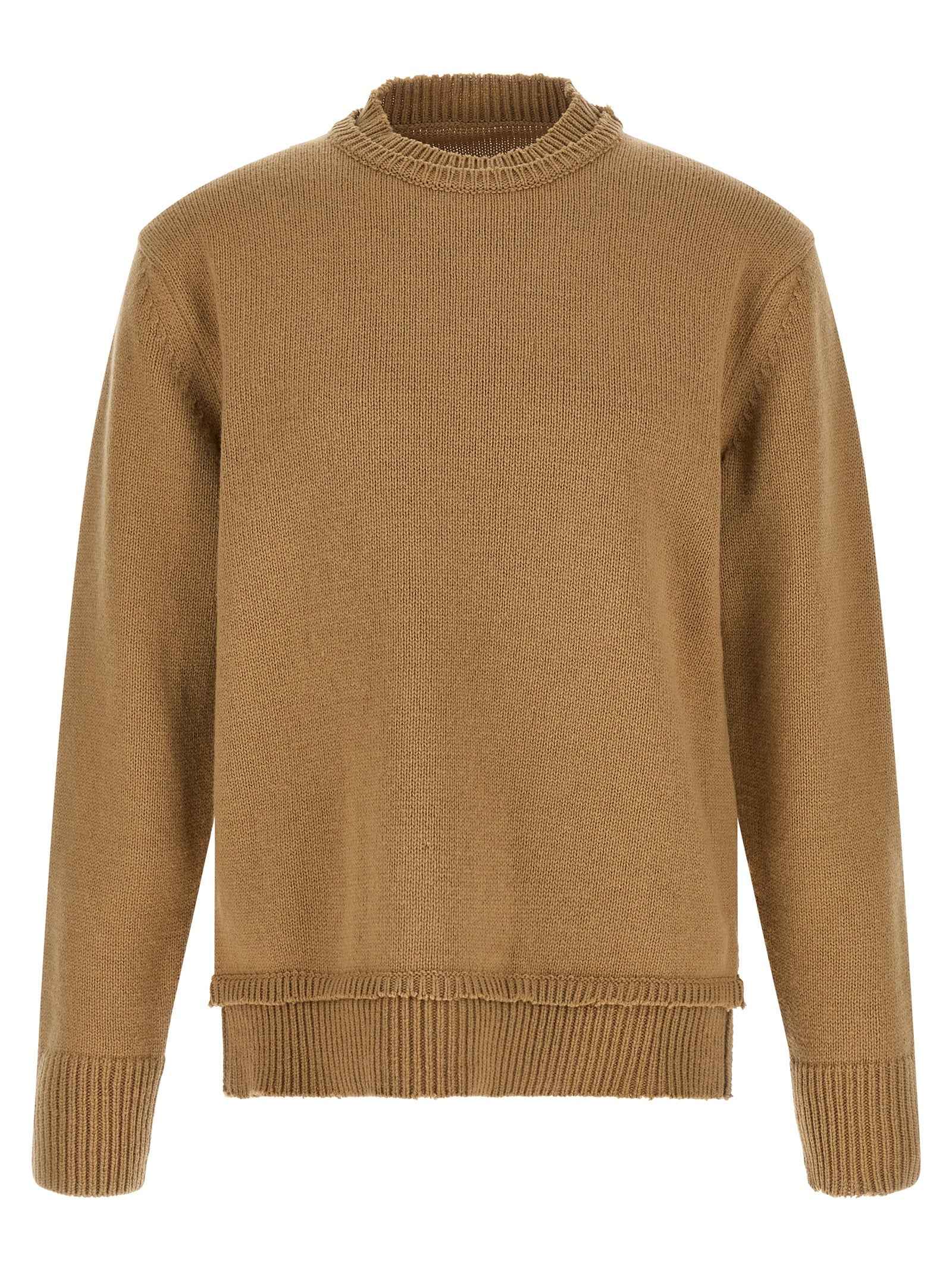 Beige Wool Cardigan