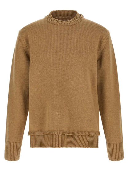 Beige Wool Cardigan