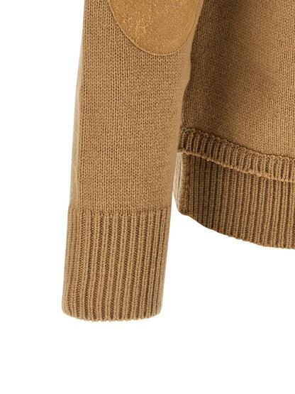 Beige Wool Cardigan