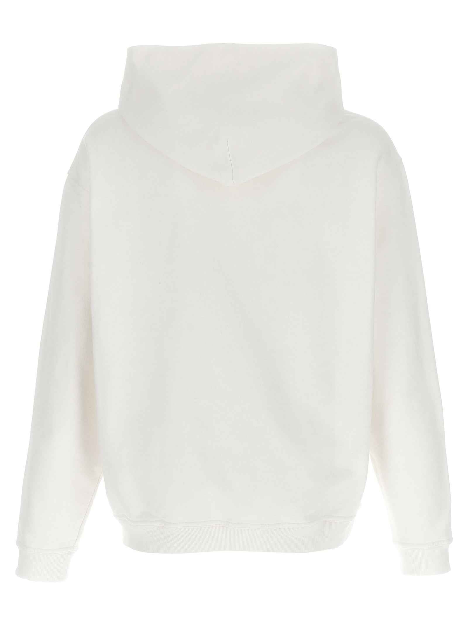 White Cotton Sweatshirt