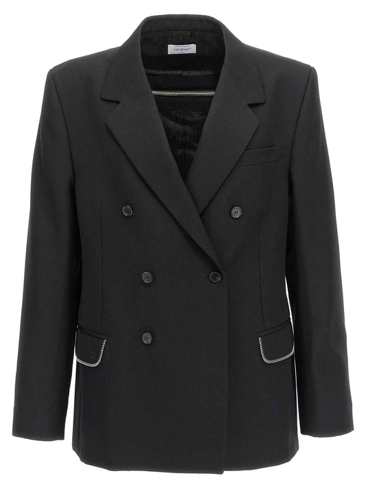 Black Virgin Wool Blazer