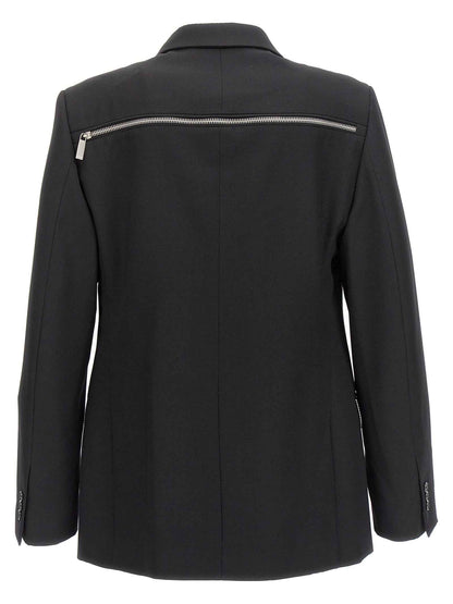 Black Virgin Wool Blazer
