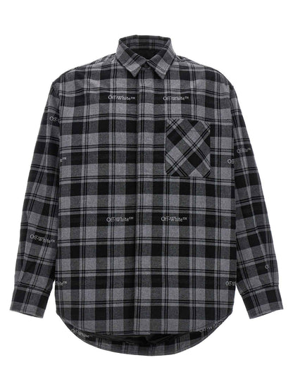 Gray Cotton Shell Jacket