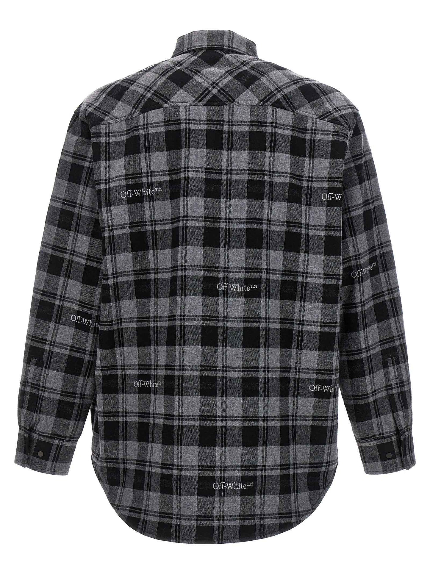 Gray Cotton Shell Jacket