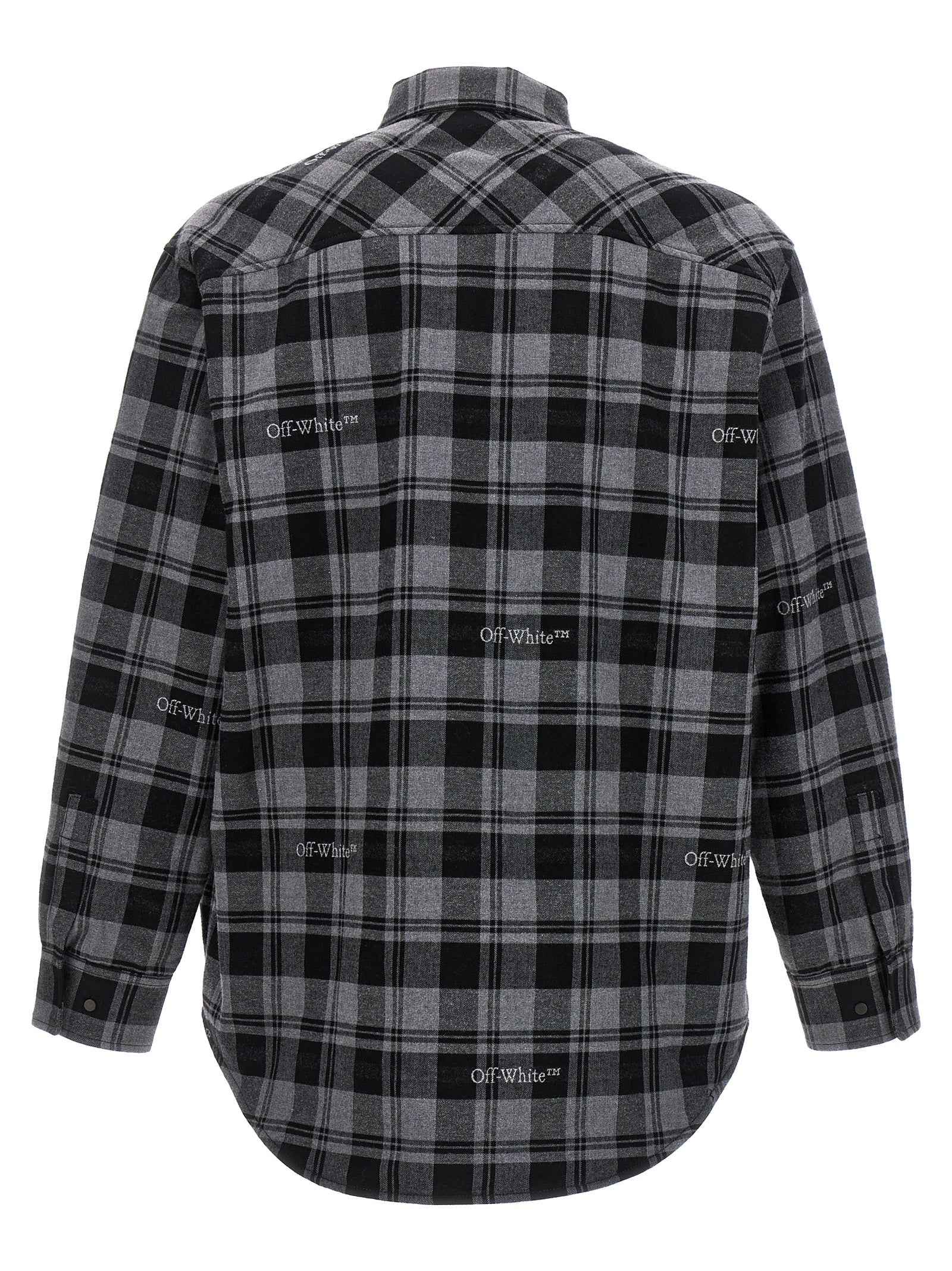 Gray Cotton Shell Jacket