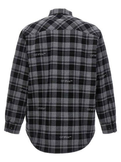 Gray Cotton Shell Jacket