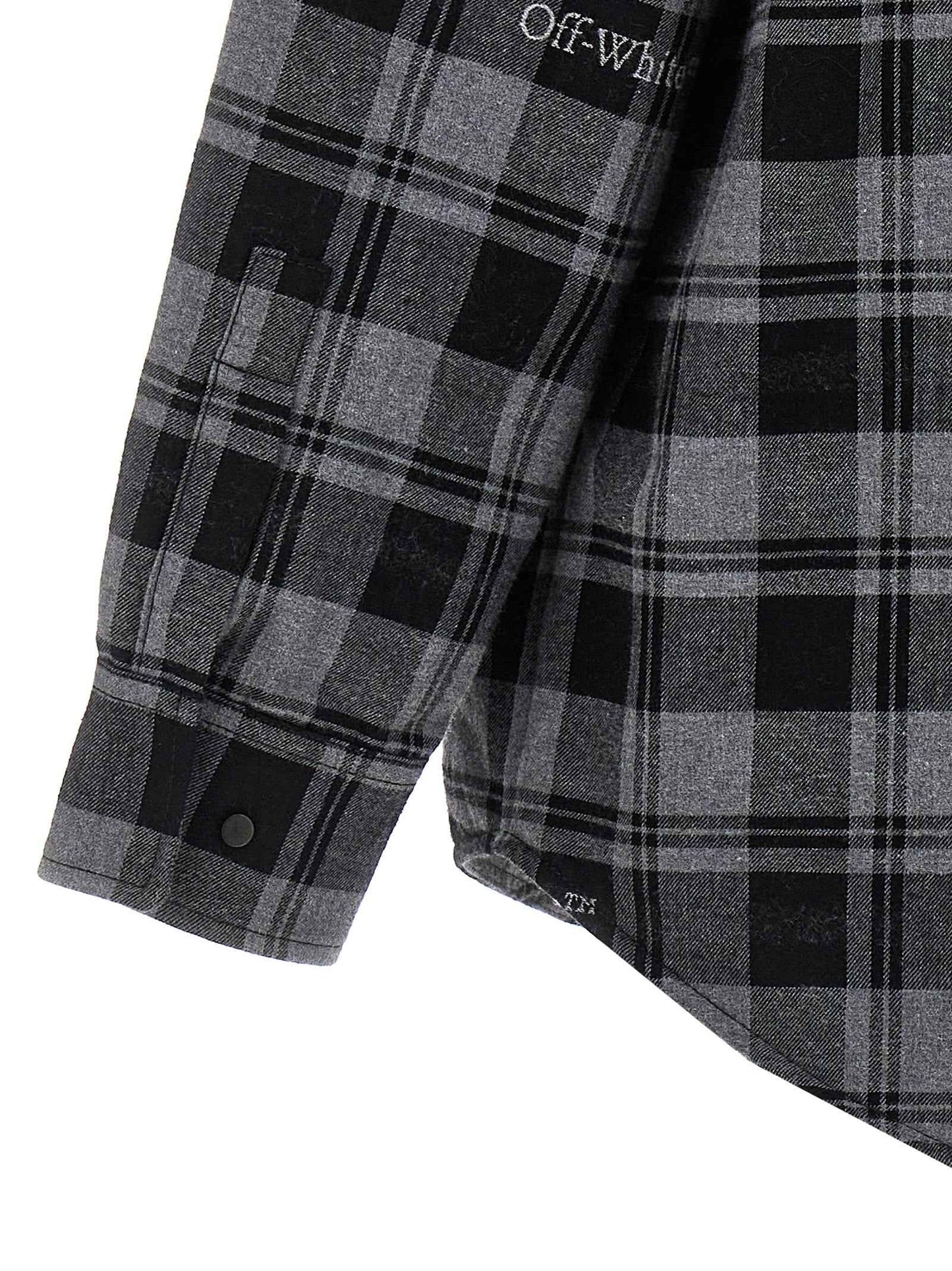 Gray Cotton Shell Jacket
