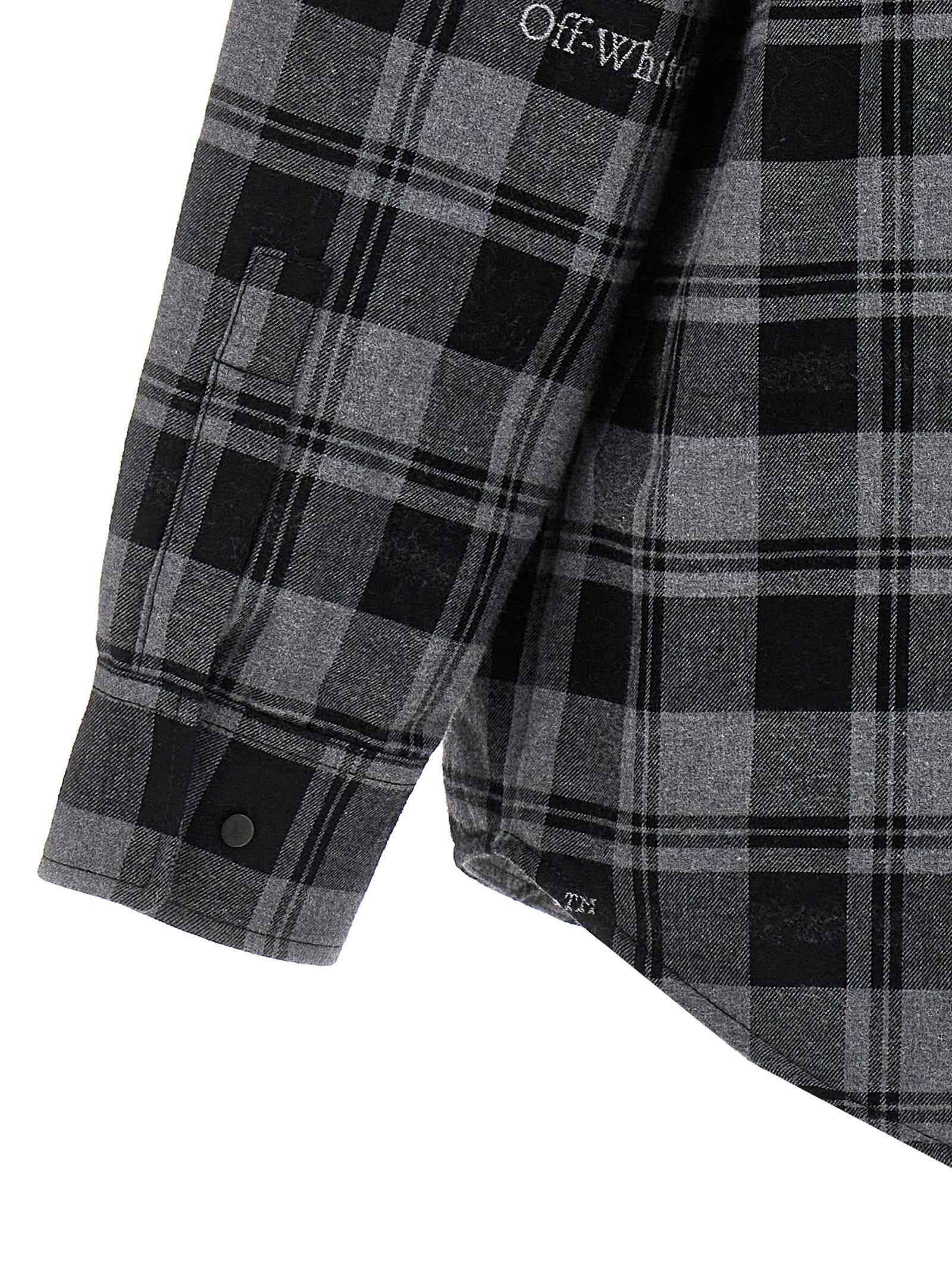 Gray Cotton Shell Jacket