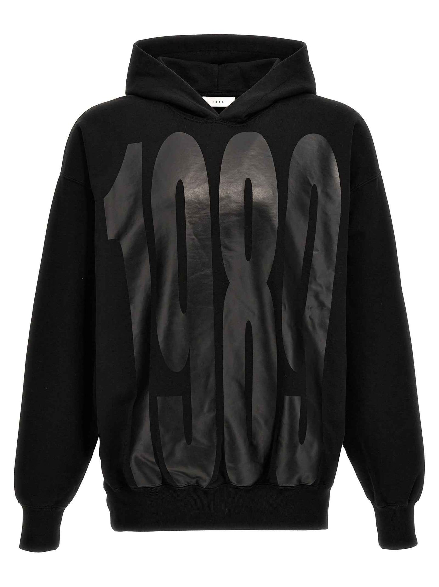 Black Cotton Sweatshirt