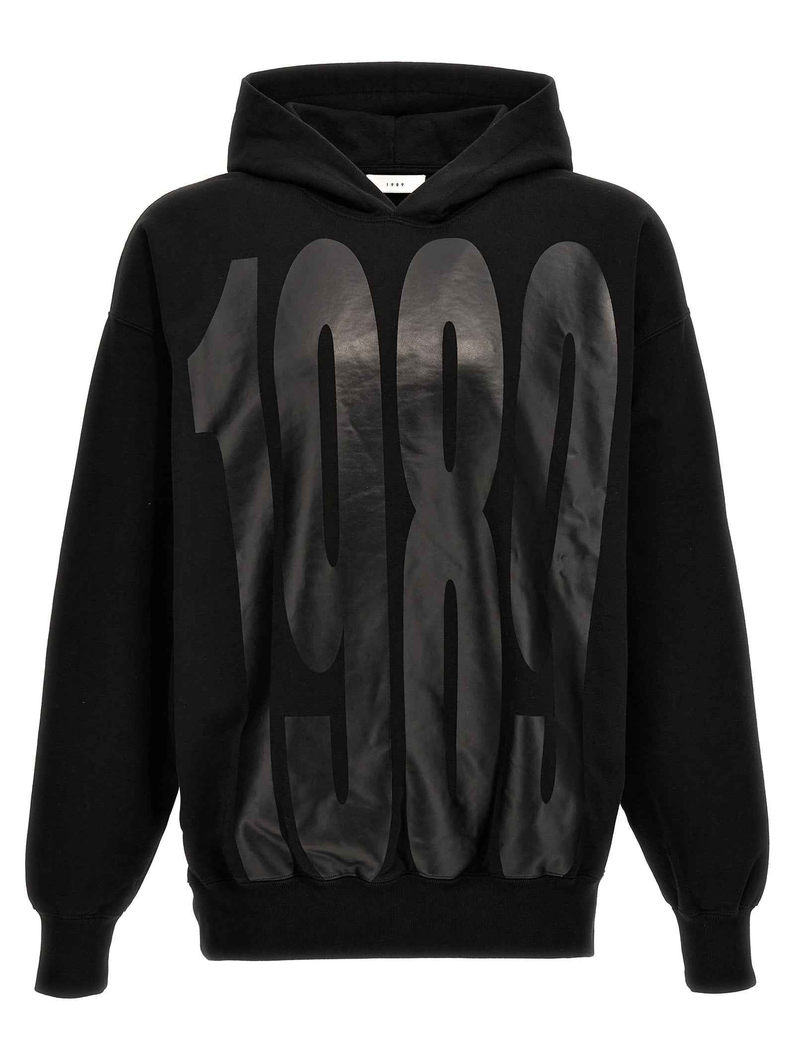 Black Cotton Sweatshirt