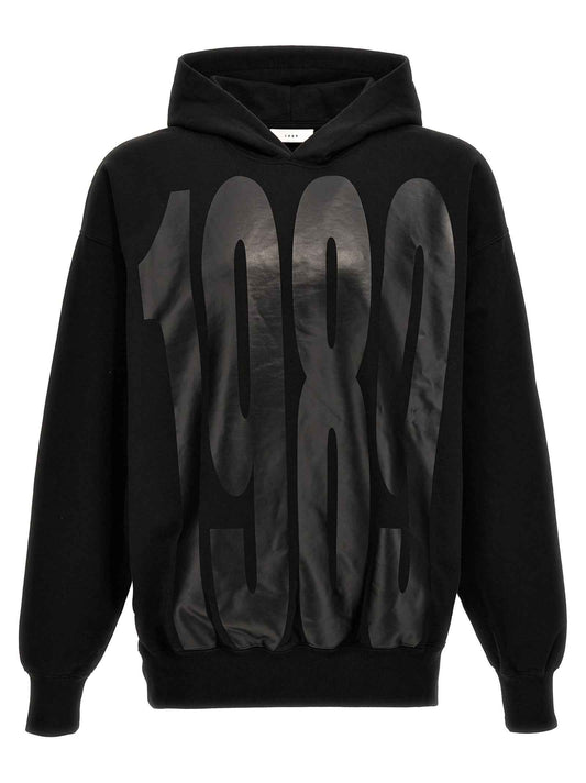 Black Cotton Sweatshirt