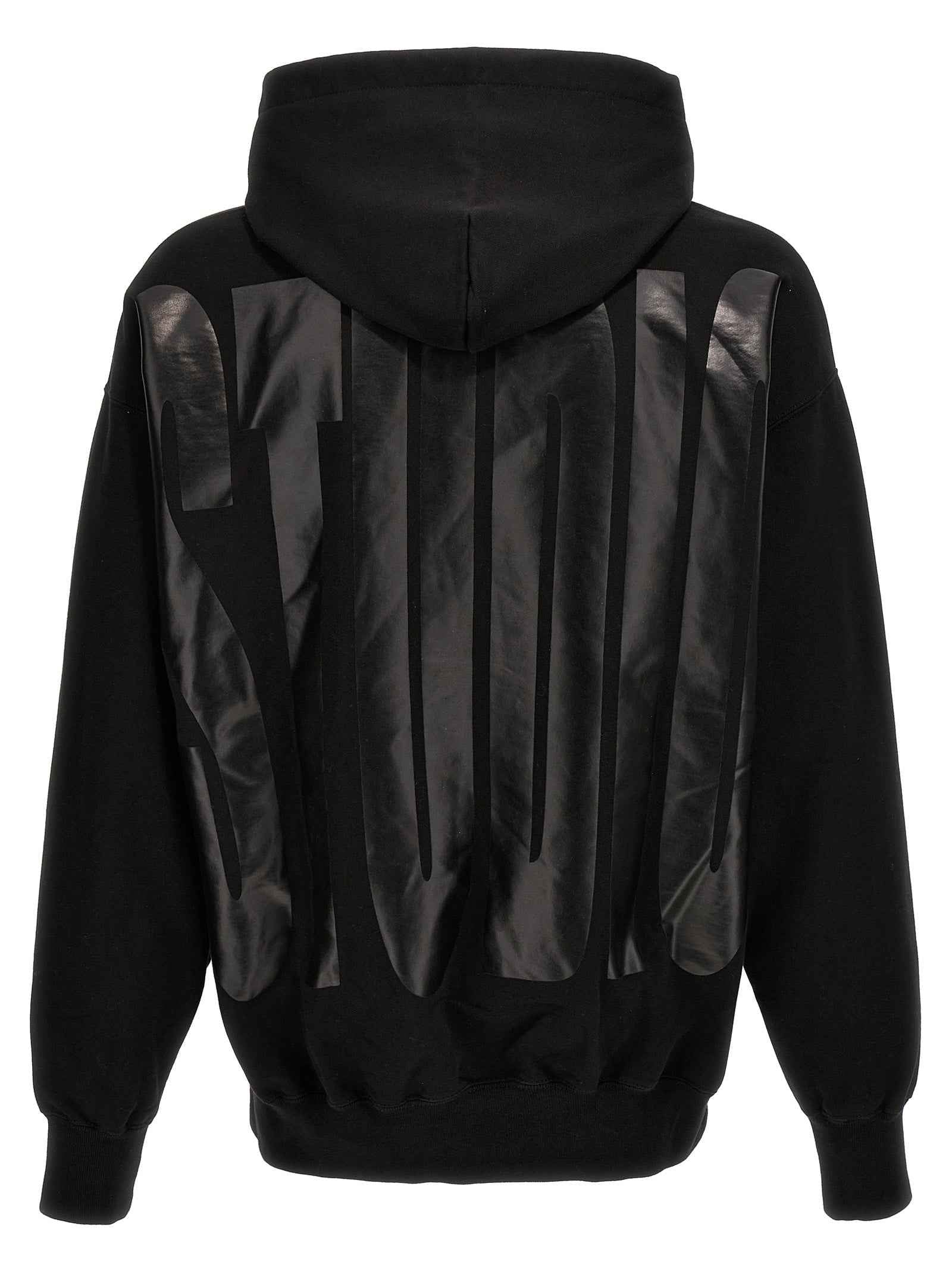 Black Cotton Sweatshirt