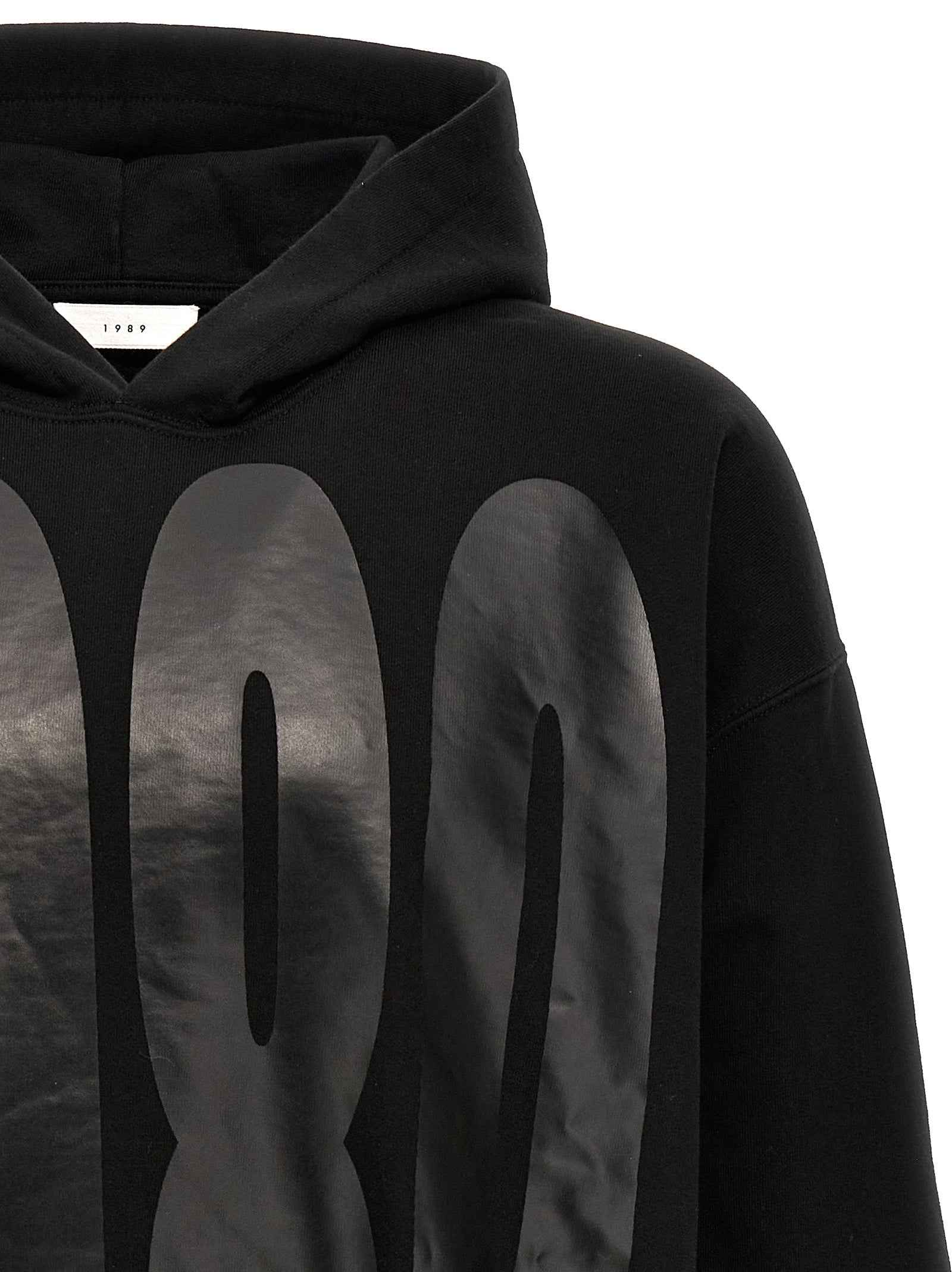 Black Cotton Sweatshirt