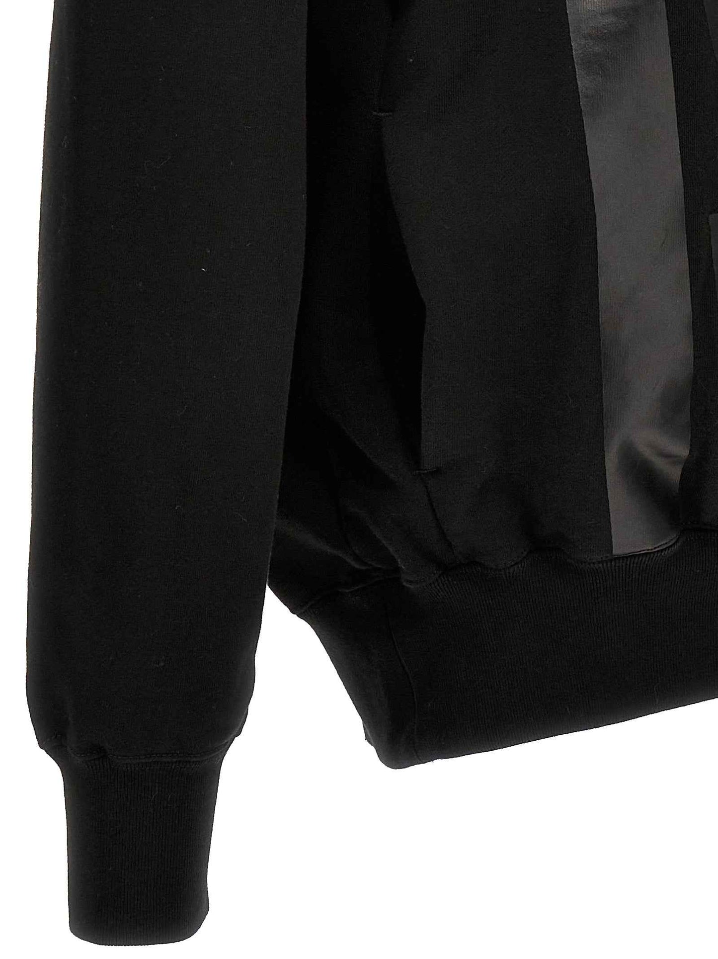 Black Cotton Sweatshirt