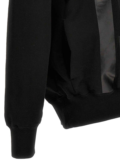 Black Cotton Sweatshirt