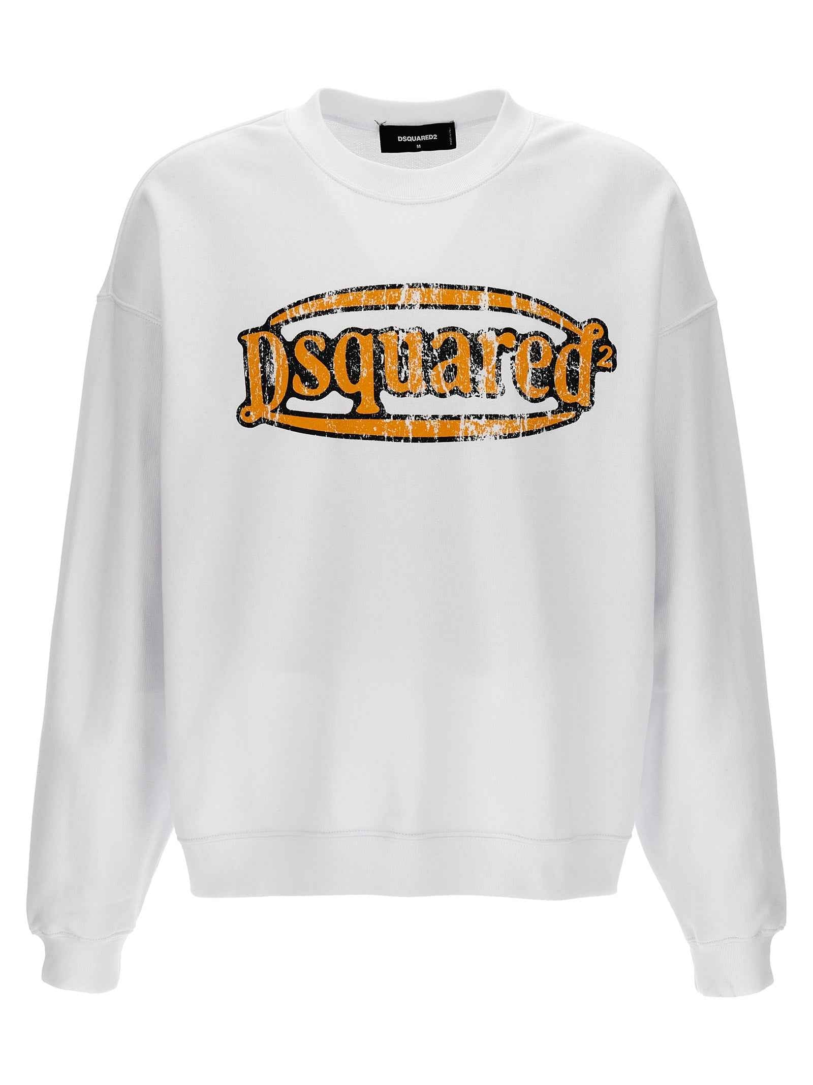 White Cotton Sweatshirt