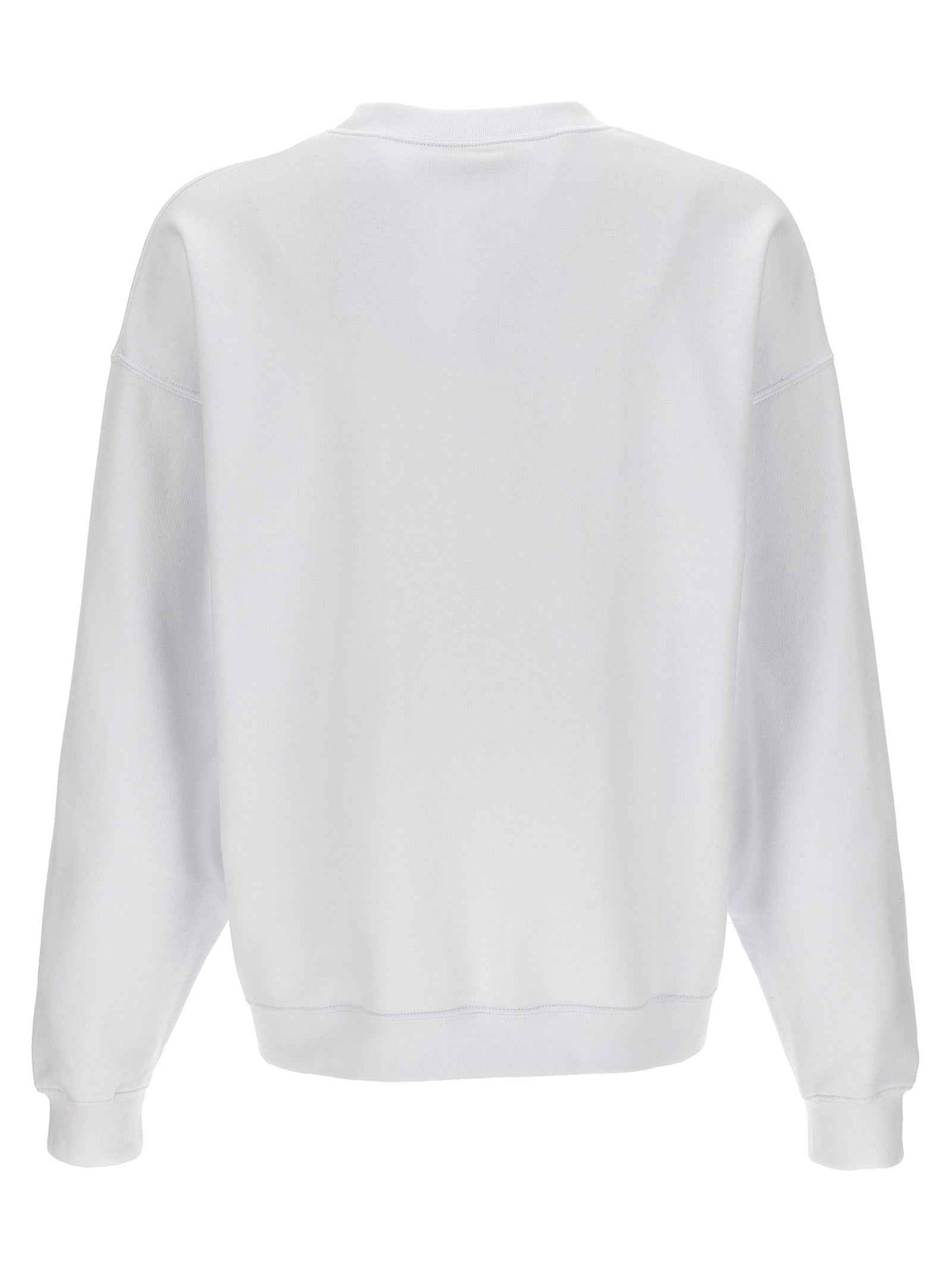White Cotton Sweatshirt
