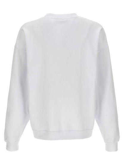 White Cotton Sweatshirt