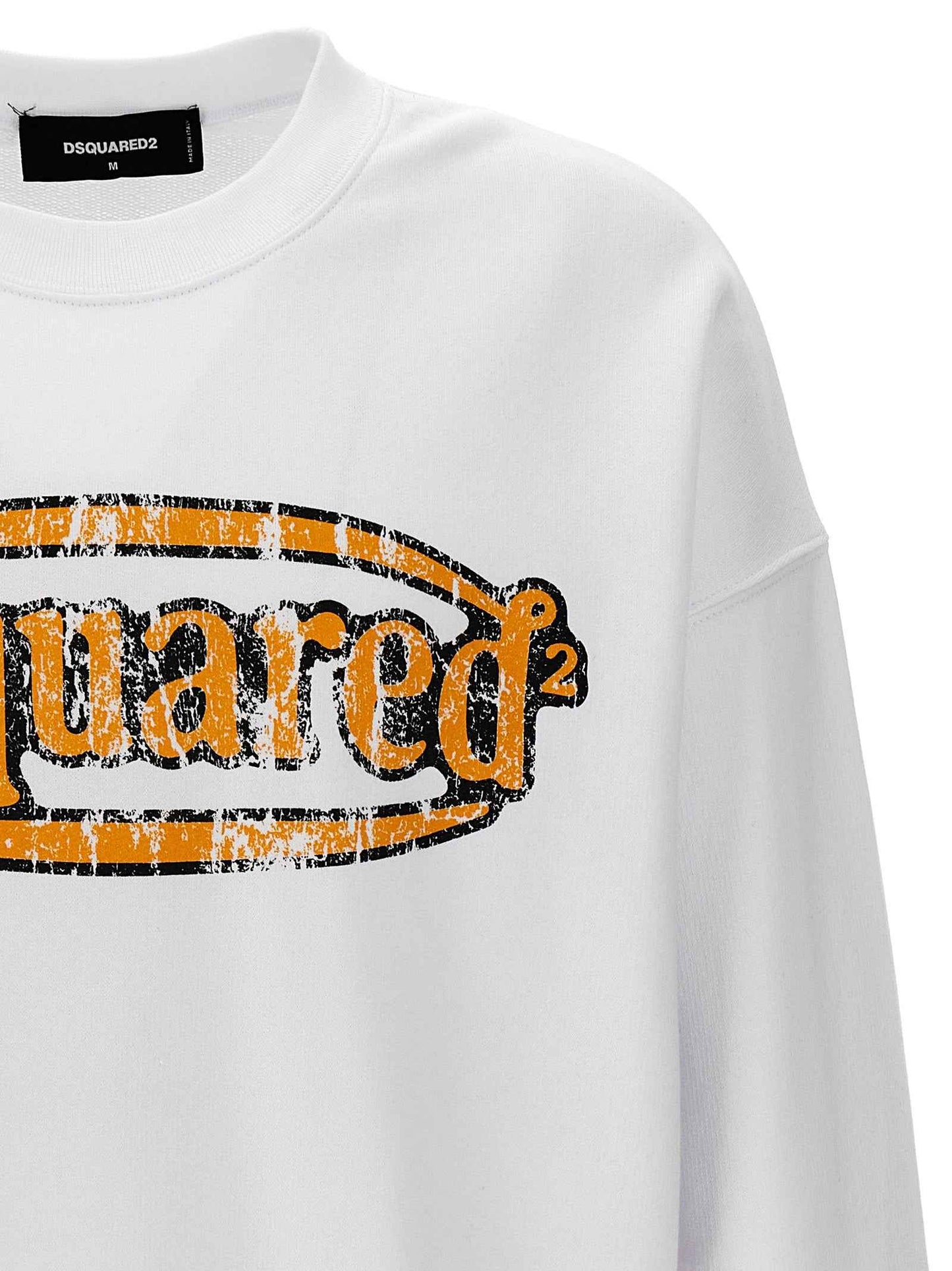 White Cotton Sweatshirt