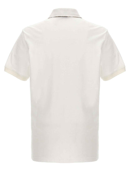 White Cotton Polo Shirt