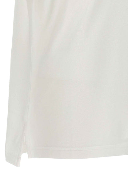 White Cotton Polo Shirt