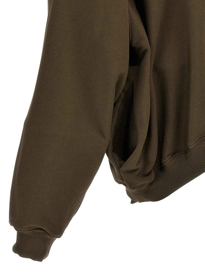 Brown Cotton Sweatshirt