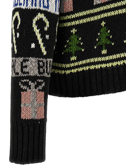 Black Cotton Cardigan