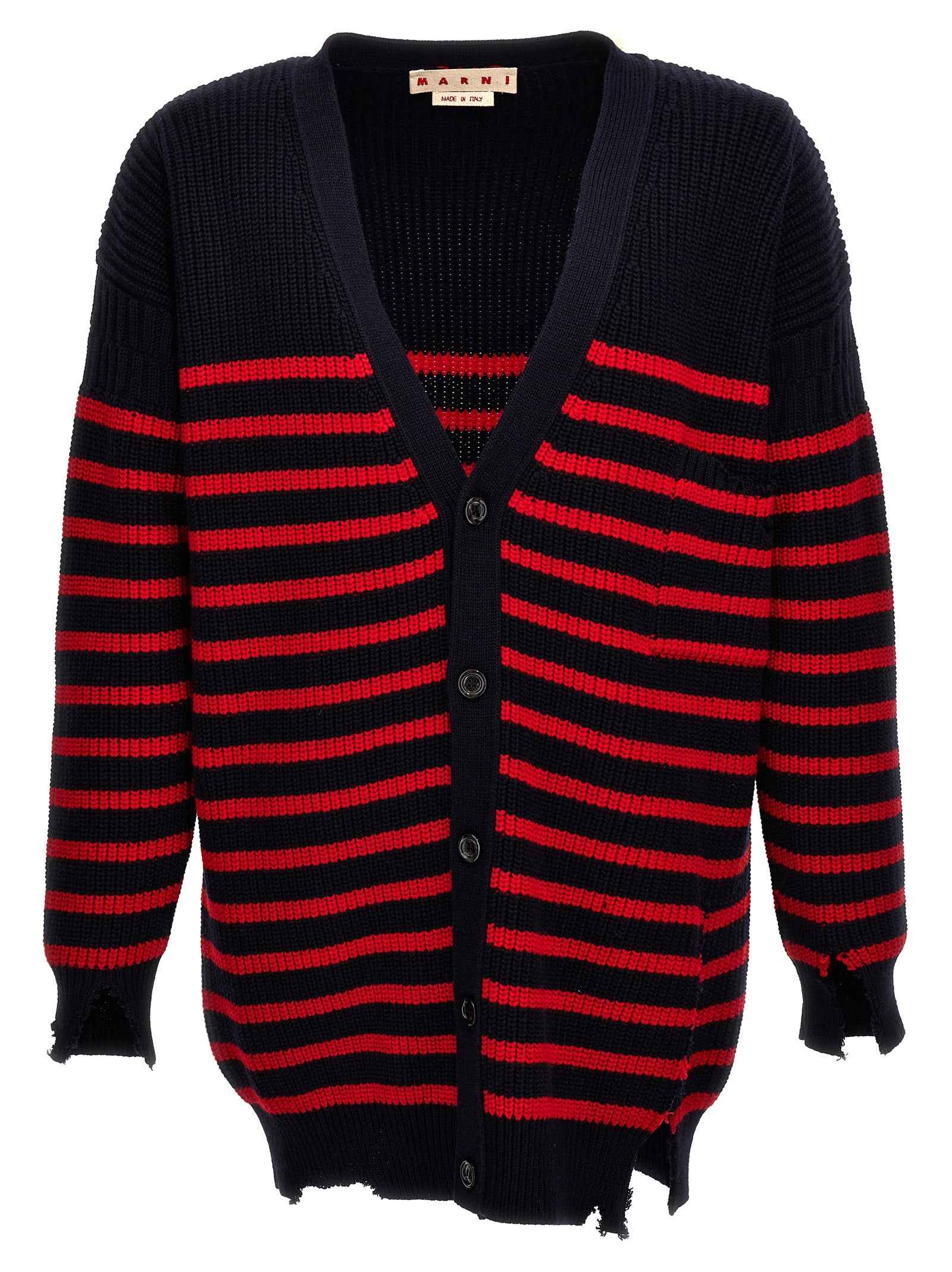 Multicolor Virgin Wool Cardigan