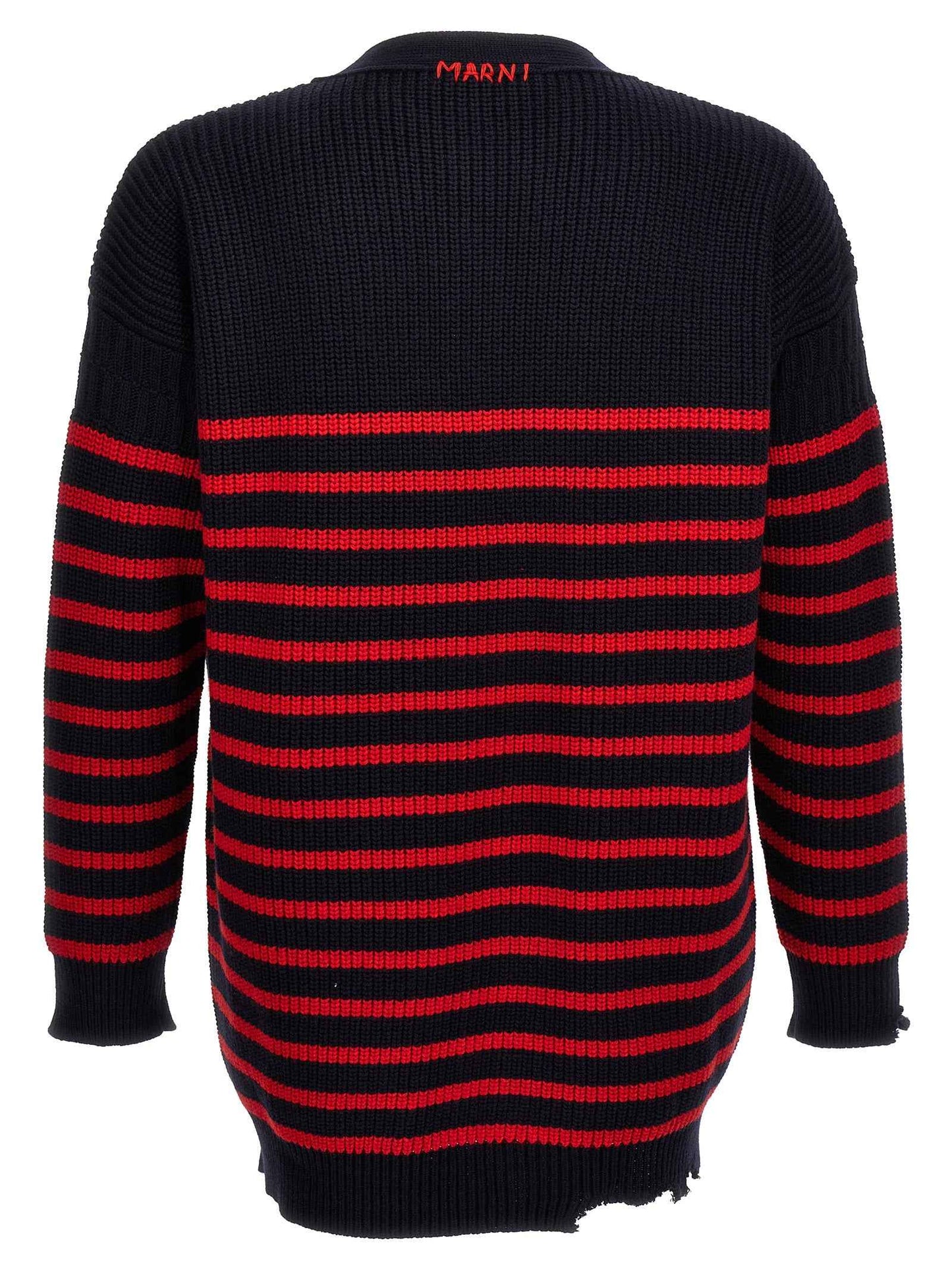 Multicolor Virgin Wool Cardigan