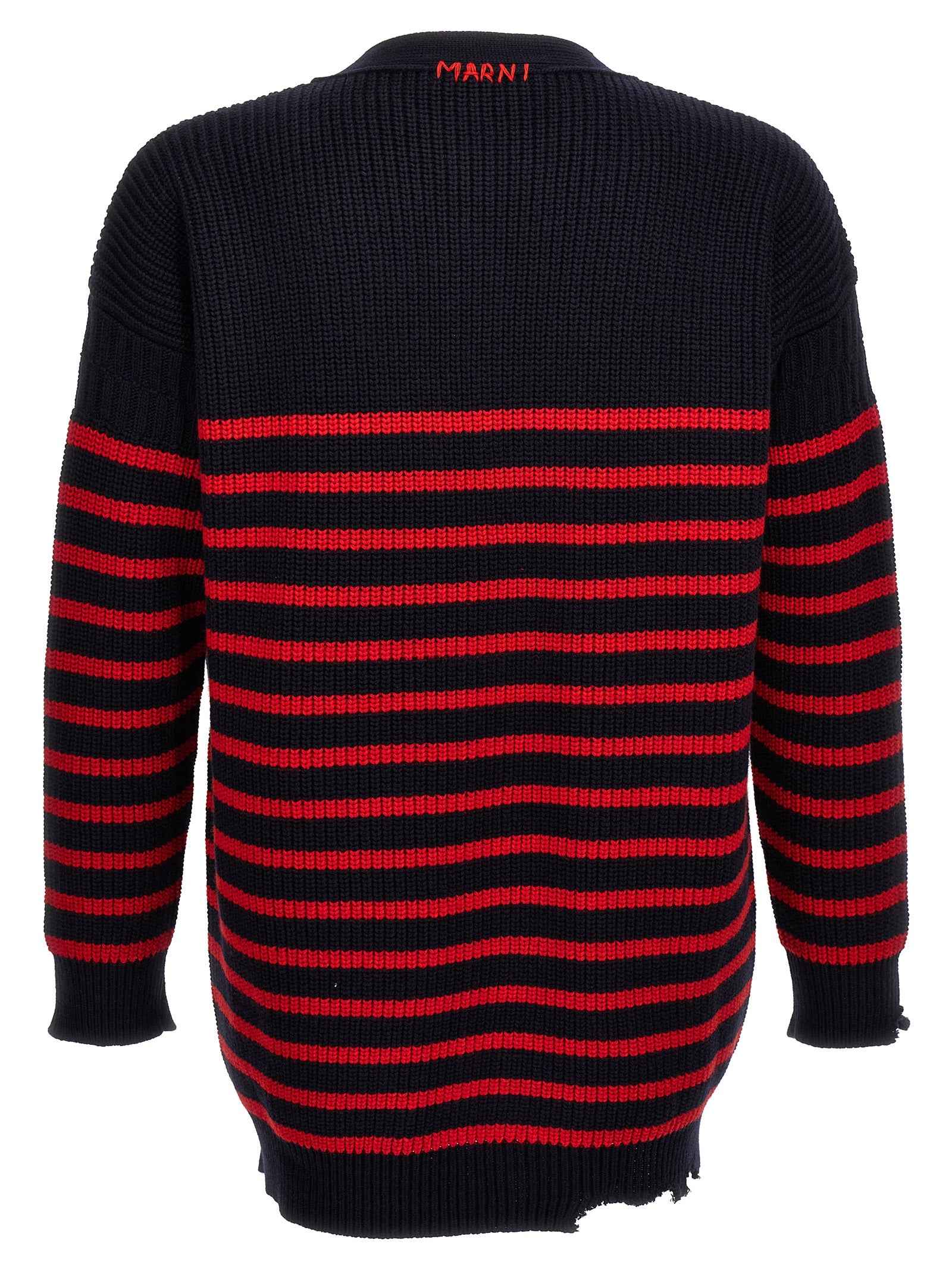 Multicolor Virgin Wool Cardigan