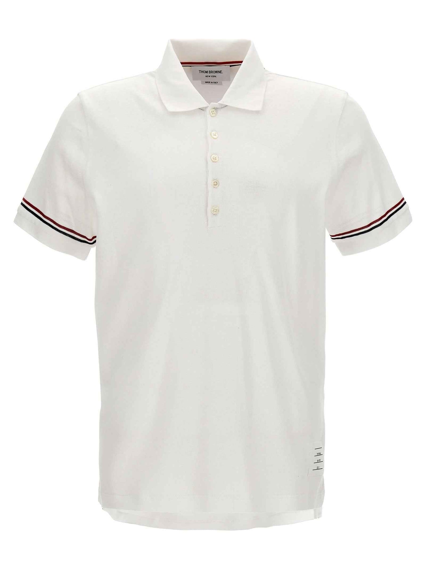 White Cotton Polo Shirt