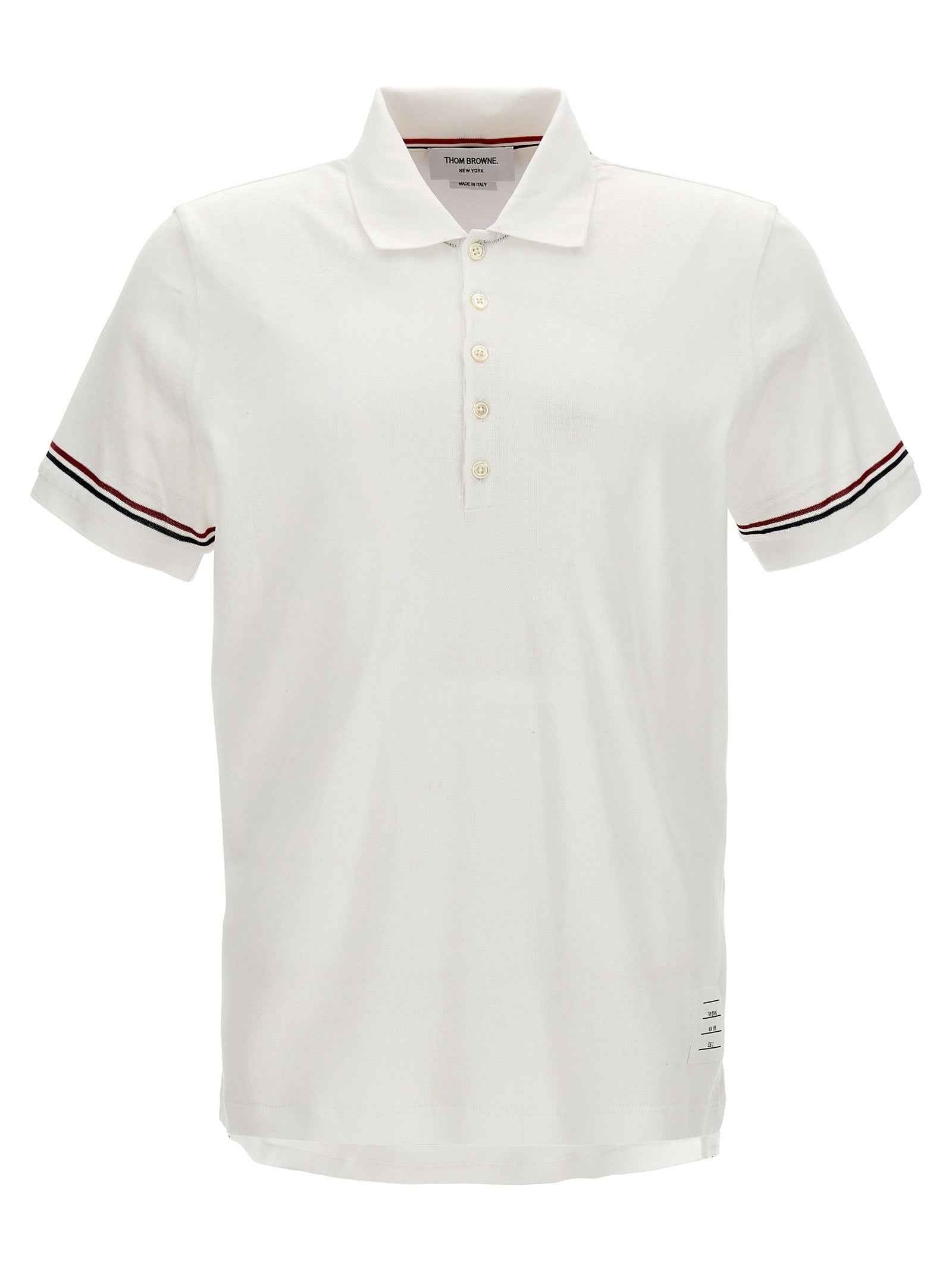 White Cotton Polo Shirt