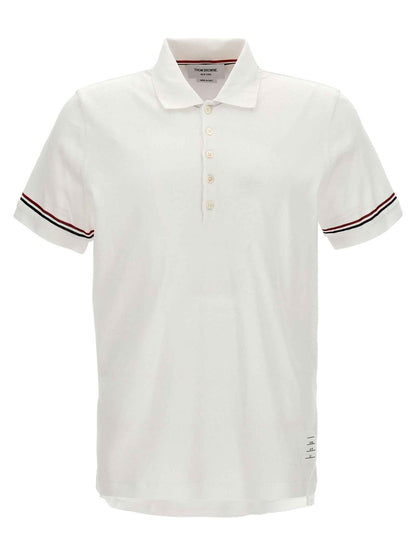 White Cotton Polo Shirt
