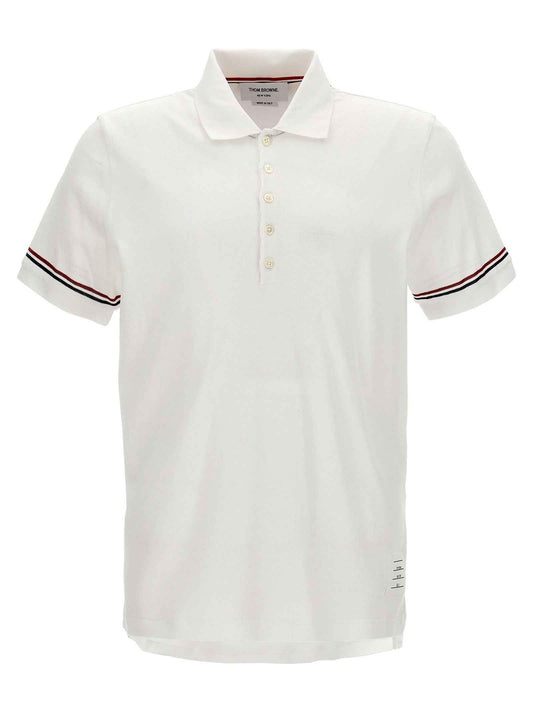 White Cotton Polo Shirt