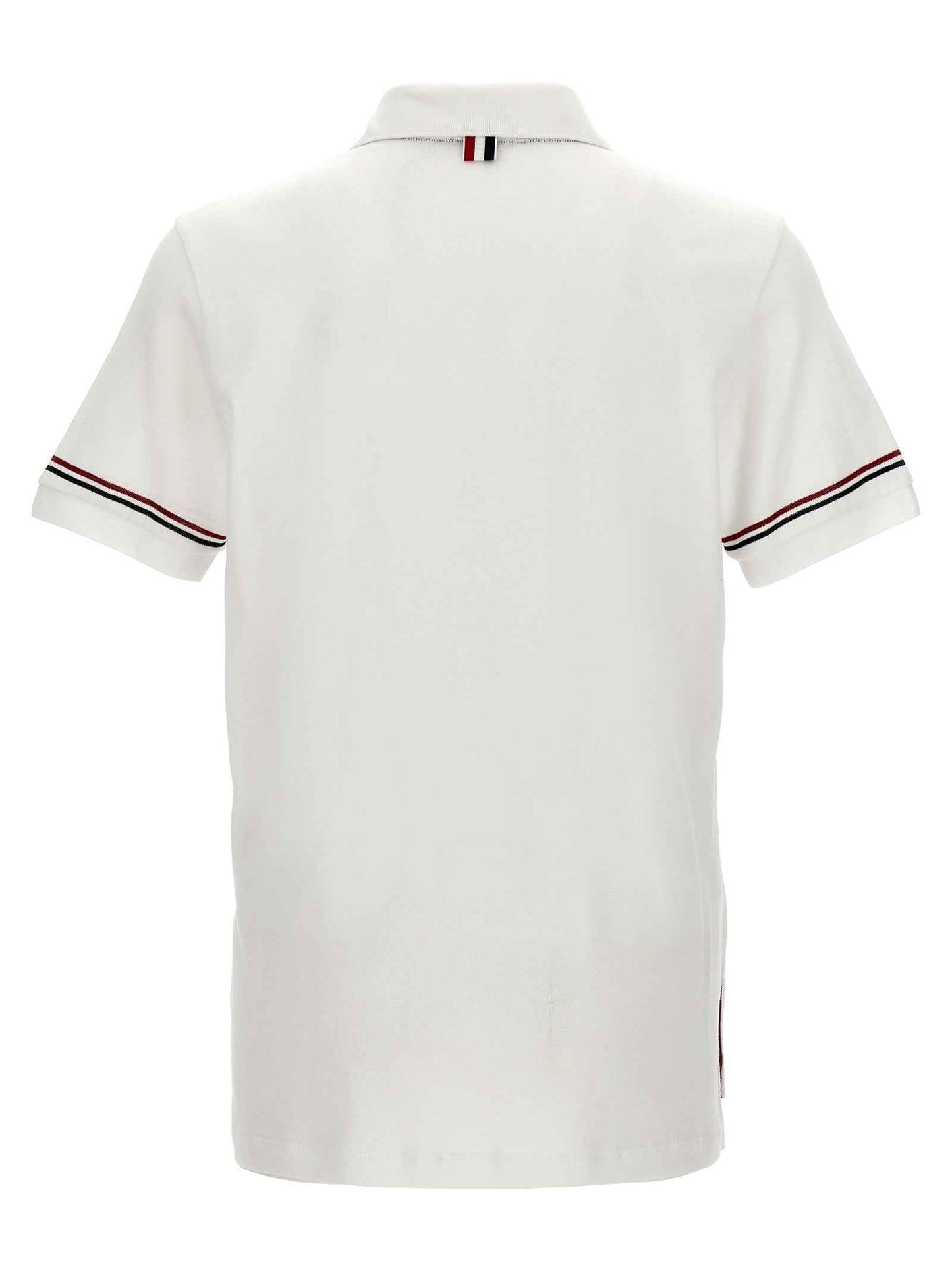 White Cotton Polo Shirt